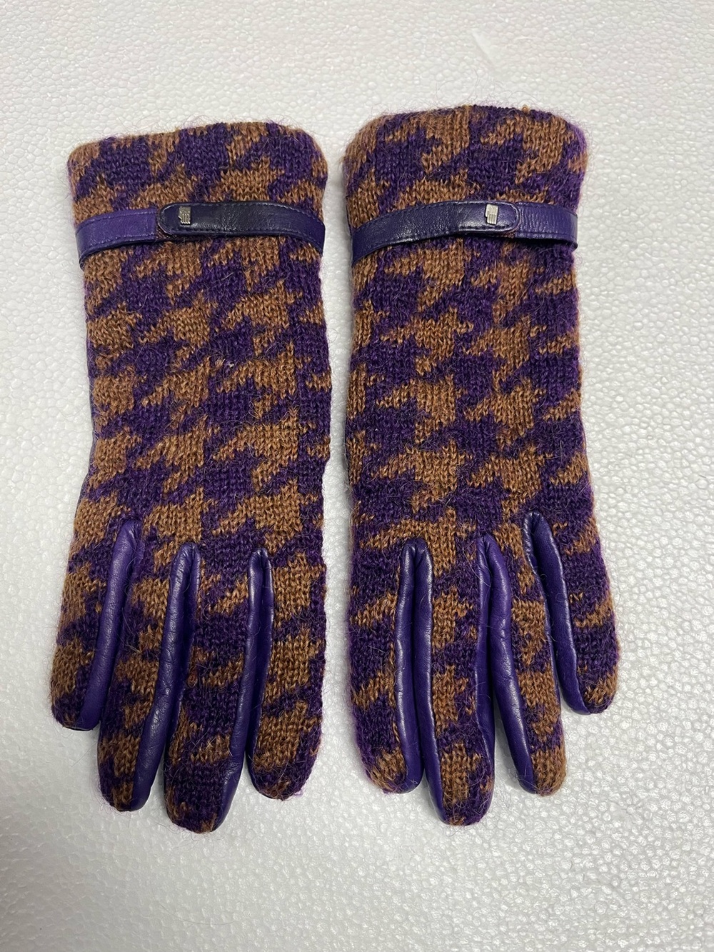Roeckl leather/ Cashmere gloves